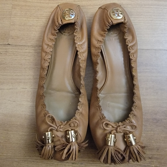 Tory Burch Reese Mestico Tassel Ballet Flats - Picture 3 of 10